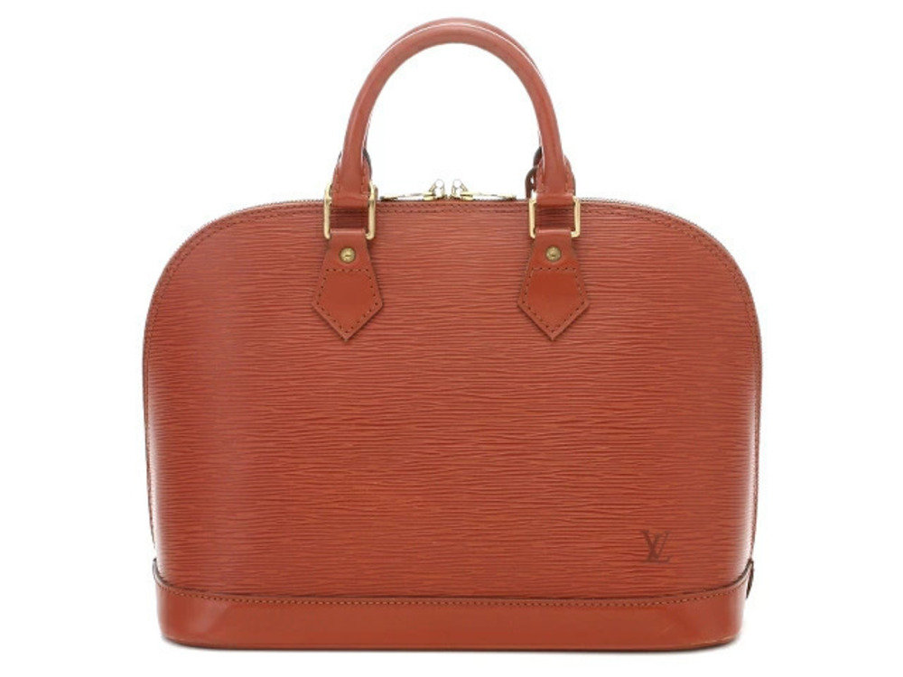 LOUIS VUITTON Alma Handbag Epi Leather Kenya Brown